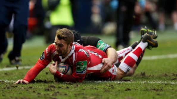 Gloucester Rugby kept their knock-out stage qualification hopes alive at Murrayfield - and proved massive party-poopers in the process. - 08/12/2013 15:19