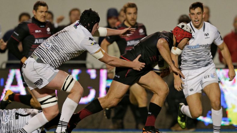 Saracens maintain their unbeaten record with a 36-34 bonus point win over Ospreys but were made to battle at a windy Allianz Park. - 21/10/2017 22:01