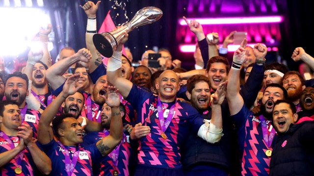 Stade Francais claimed European Rugby Challenge Cup glory with a 25-17 victory over Gloucester Rugby at BT Murrayfield. - 12/05/2017 22:05