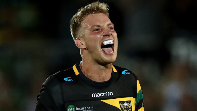 Northampton Saints defied Tom Wood's sending off to secure a dramatic 23-22 comeback victory over Stade Francais and seal the 20th place in next season's European Rugby Champions Cup. - 26/05/2017 22:02