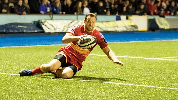 Dragons moved to the European Rugby Challenge Cup Pool 1 summit with a 15-0 victory over Enisei-STM on a blustery Friday evening at Rodney Parade. - 08/12/2017 21:34