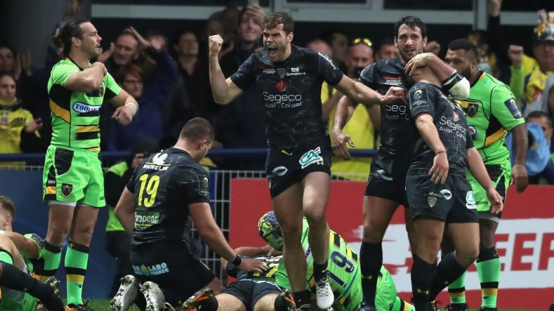 ASM Clermont Auvergne secured a 24-7 bonus point victory but were made to work hard by Northampton Saints at Stade Marcel-Michelin. - 21/10/2017 19:43