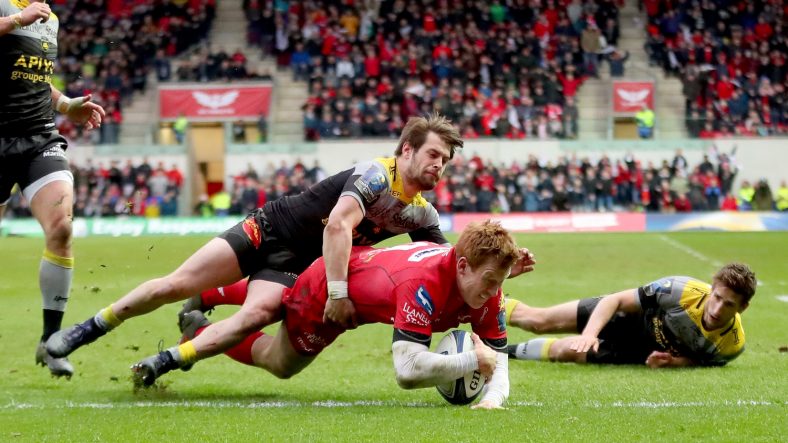 Scarlets reached the European Rugby Champions Cup semi-finals for the first time since 2007 with a fiercely-contested 29-17 triumph over La Rochelle in front of a capacity crowd at the Parc y Scarlets on Good Friday. - 30/03/2018 19:40