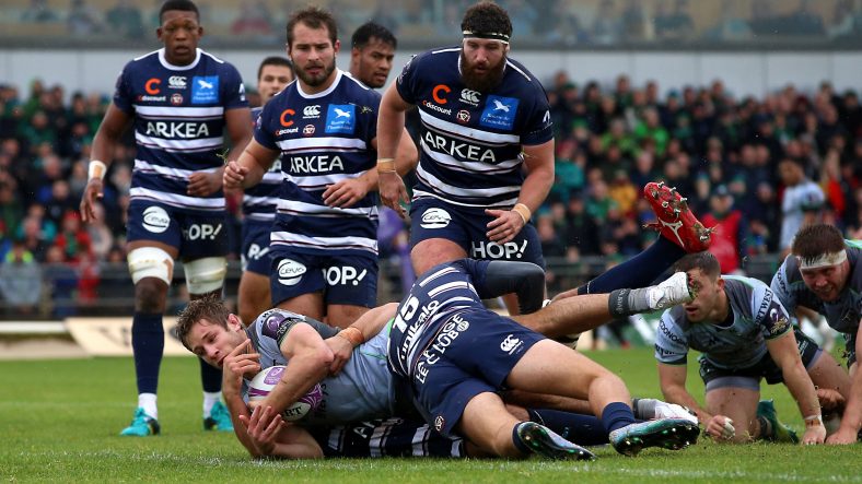 Two-try Godwin leads Connacht to Bordeaux-Begles hat-trick