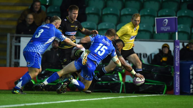 Northampton dominate in 48-14 win over Dragons