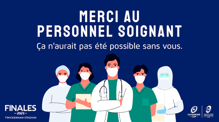 Les finales européennes soutiennent le personnel soignant Les finales européennes soutiennent le personnel soignant