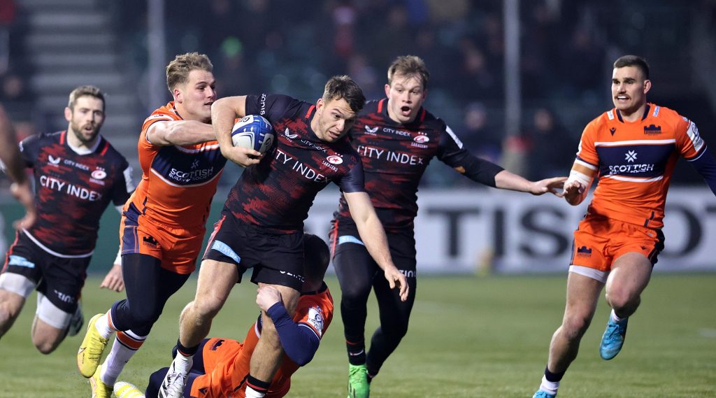 Saracens battle to defeat Edinburgh