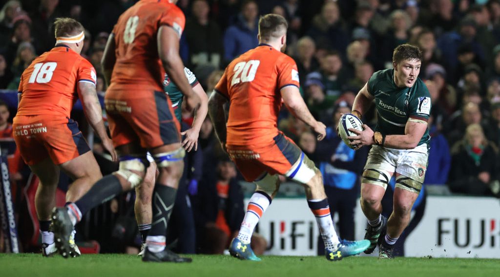 Leicester battle past Edinburgh